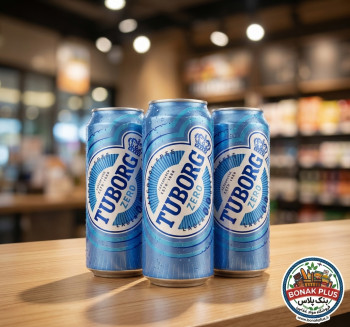 نوشیدنی آبجو بدون الکل توبورگ آبی باکس ۲۴ عددی (Tuborg)