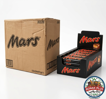شکلات مارس ۵۱گرم‌ اصلی بسته ۲۴عددی کارتن12 تایی