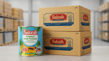 کمپوت مخلوط میوه سالونیک 425 گرم کارتن24 تایی  salonik