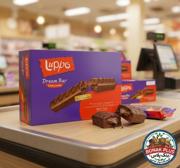 کیک لوپو شکلاتی با مغز شکلات (Luppo Chocolate Cake) 50 گرمی – بسته 12 عددی – کارتن 6 عددی