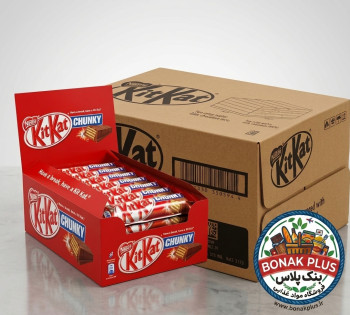 شکلات کیت کت چانکی (KitKat Chunky) – خرید عمده (باکس ۲۰ تایی، هر باکس ۱۲ عدد)