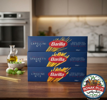 ماکارونی اسپاگتی باریلا (Barilla) مدل شماره ۵ وزن ۵۰۰ گرمی – کارتن ۱۶ عددی