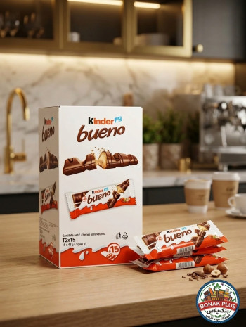 شکلات کیندر بوینو (Kinder Bueno) – بسته ۳۰ عددی – کارتن ۴ عددی (عمده)