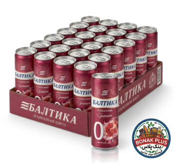 نوشیدنی آبجو طعم دار انار بالتیکا _ 330 میلی لیتر Baltika باکس 24 عددی